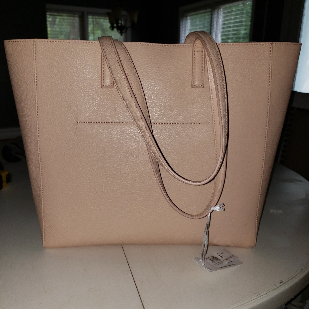 Versace Collection Blush  Leather Tote
